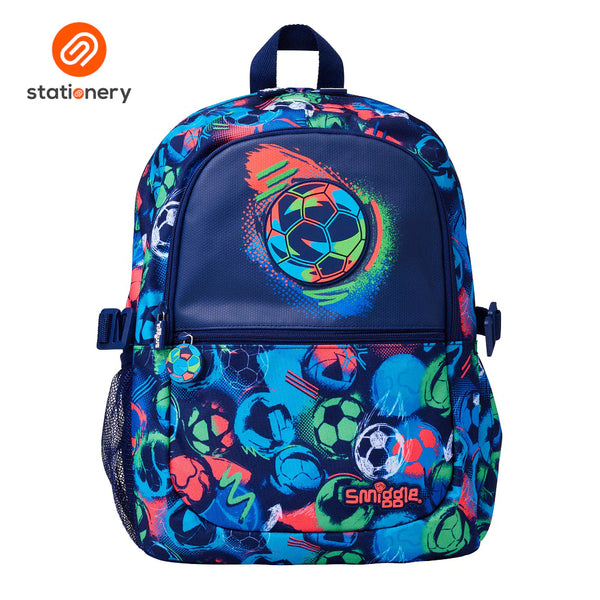 Smiggle limitless classic  attach backpack - navy (Full Set)