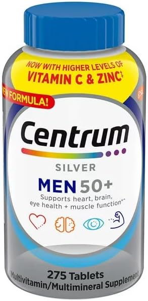 Centrum Silver MEN 50+ 275 Tablets