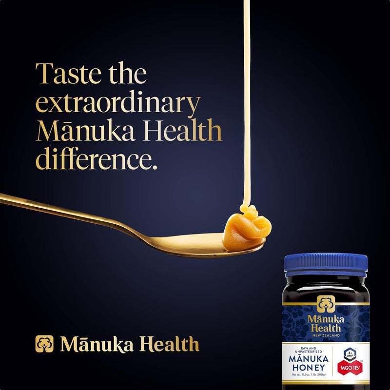 Manuka Health Manuka Honey, MGO 115+, 500g