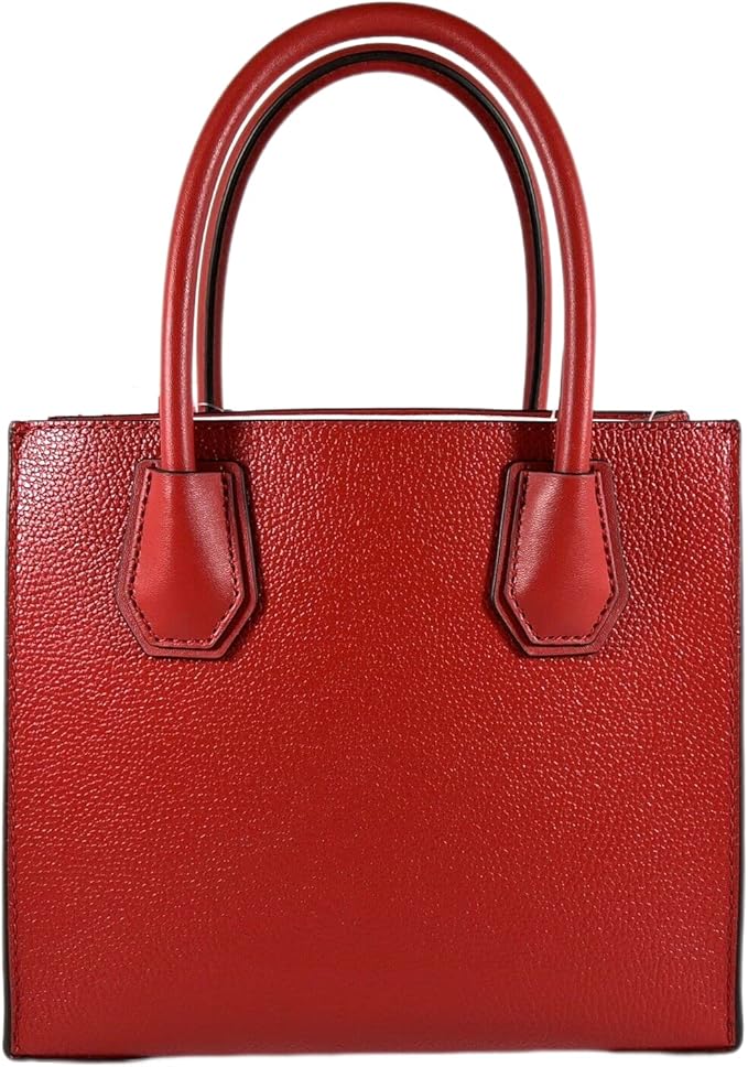 MICHAEL KORS MERCER MEDIUM MESSENGER CROSSBODY SATCHEL POWDER, Flame Red