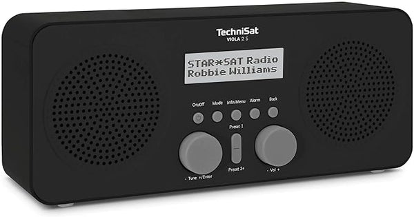 TechniSat Viola 2 Portable Internet Radio (DAB+, FM, WiFi, Headphone Jack)