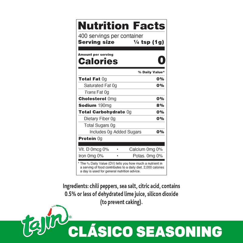 Tajín Clásico Seasoning 14oz (1 Bottle)