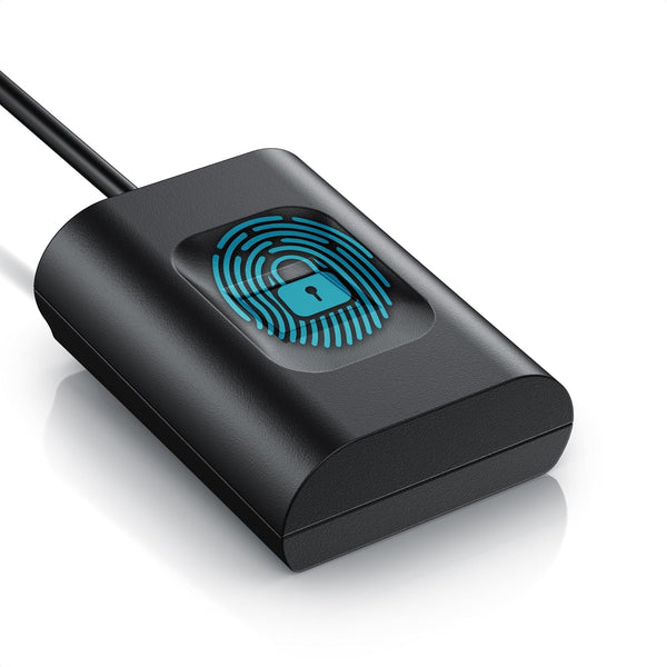 CSL - USB Fingerprint Sensor - Fingerprint Key - Up to 10 IDs - Windows 8 - 11 - Supports up to 10 IDs - Plug & Play - All-round Detection