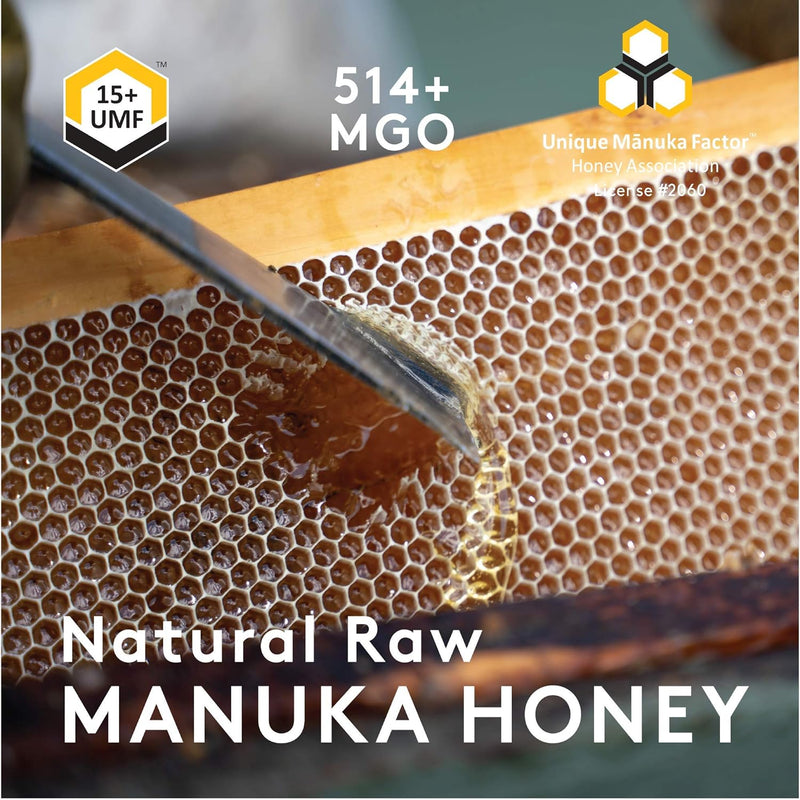 New Zealand Honey Co. Raw Manuka Honey UMF 15 | MGO 514 , 250g