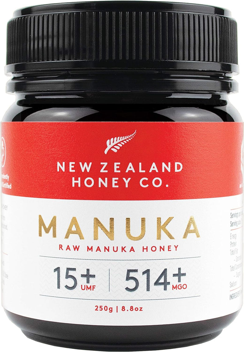 New Zealand Honey Co. Raw Manuka Honey UMF 15 | MGO 514 , 250g