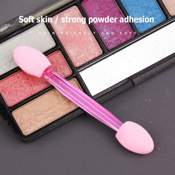 10pcs Eye Shadow Brush Double Sided Beauty Women Makeup Brushes (Pink)