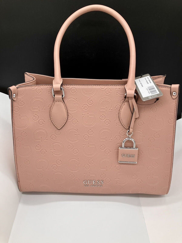 Guess Brand Oak Park Handbag Powder Color New With Tags