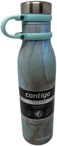 Contigo Couture Huron 2.0 WATER BOTTLE, 20 Ounce, Translucent Flower