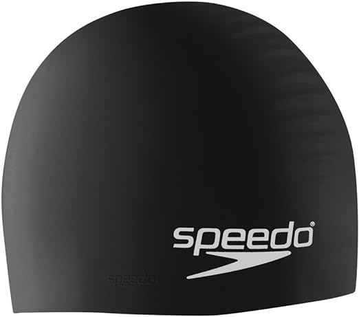 Speedo Unisex-Adult Swim Cap Silicone, Speedo Black