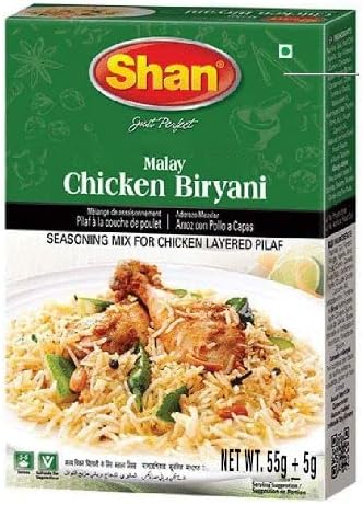 Shan Chicken Biryani Recipe and Seasoning Mix 55g