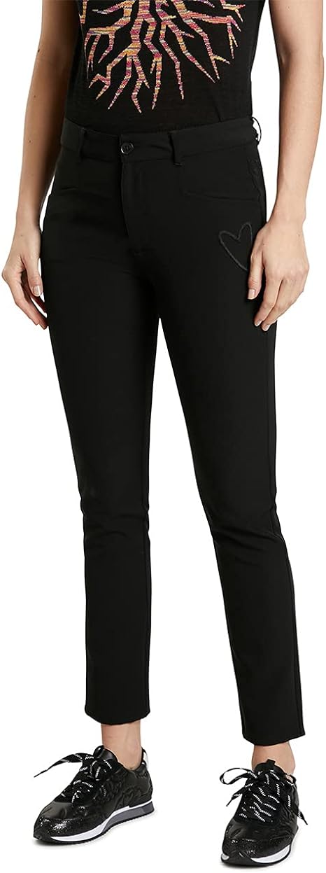 Desigual Women's Woven Long Trousers, Black, S