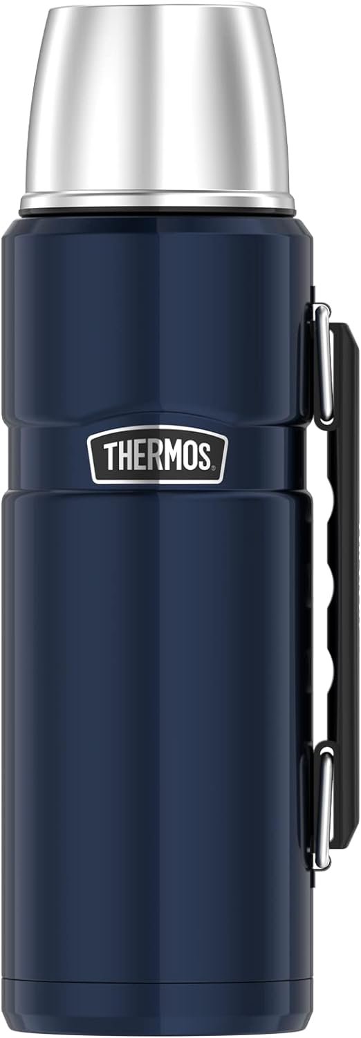 Thermos Stainless King Flask, Midnight Blue, 1.2 L