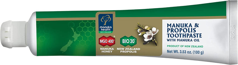 Manuka Health Manuka and Propolis Toothpaste With Oil, 3.53oz (100g)