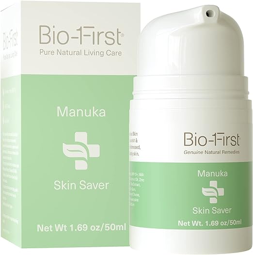 Bio-First Medical Manuka Honey Skin Saver – Award-winning Natural, Non-Toxic Food for Your Distressed, Irritated, Red, Itchy, Dry Skin, 50ml