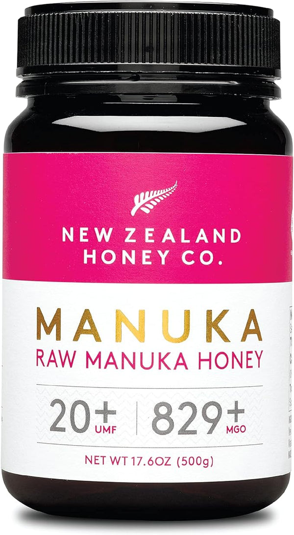 New Zealand Honey Co. Manuka Honey MGO 829+ / UMF 20+ | Active and raw | Made in New Zealand | 500g