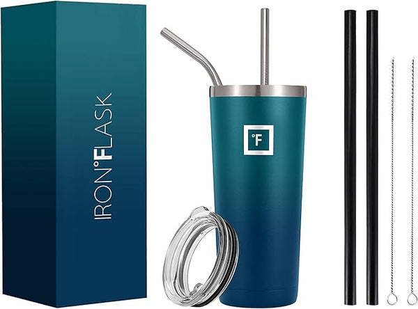 IRON °FLASK Classic Tumbler, Vacuum Insulated Stainless Steel, Hot & Cold, Modern Double Walled [Cotton Candy] [710 ml]