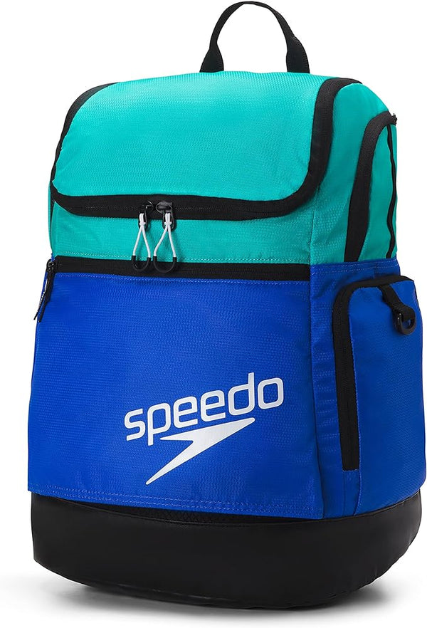 Speedo Unisex Large Teamster 2.0 Backpack 35-Liter, Blue/Ceramic 2.0, One Size